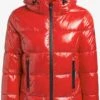 Khujo Winterjassen Winterjas Fala Dames Rood -Khujo ca18bf65d334cc11e1e95ff95ffc4112