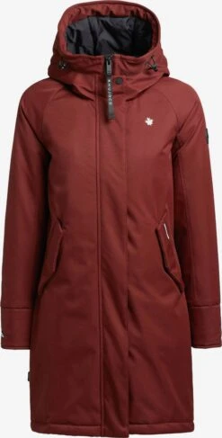 Khujo Parkas Tussenparka Dames Roestrood