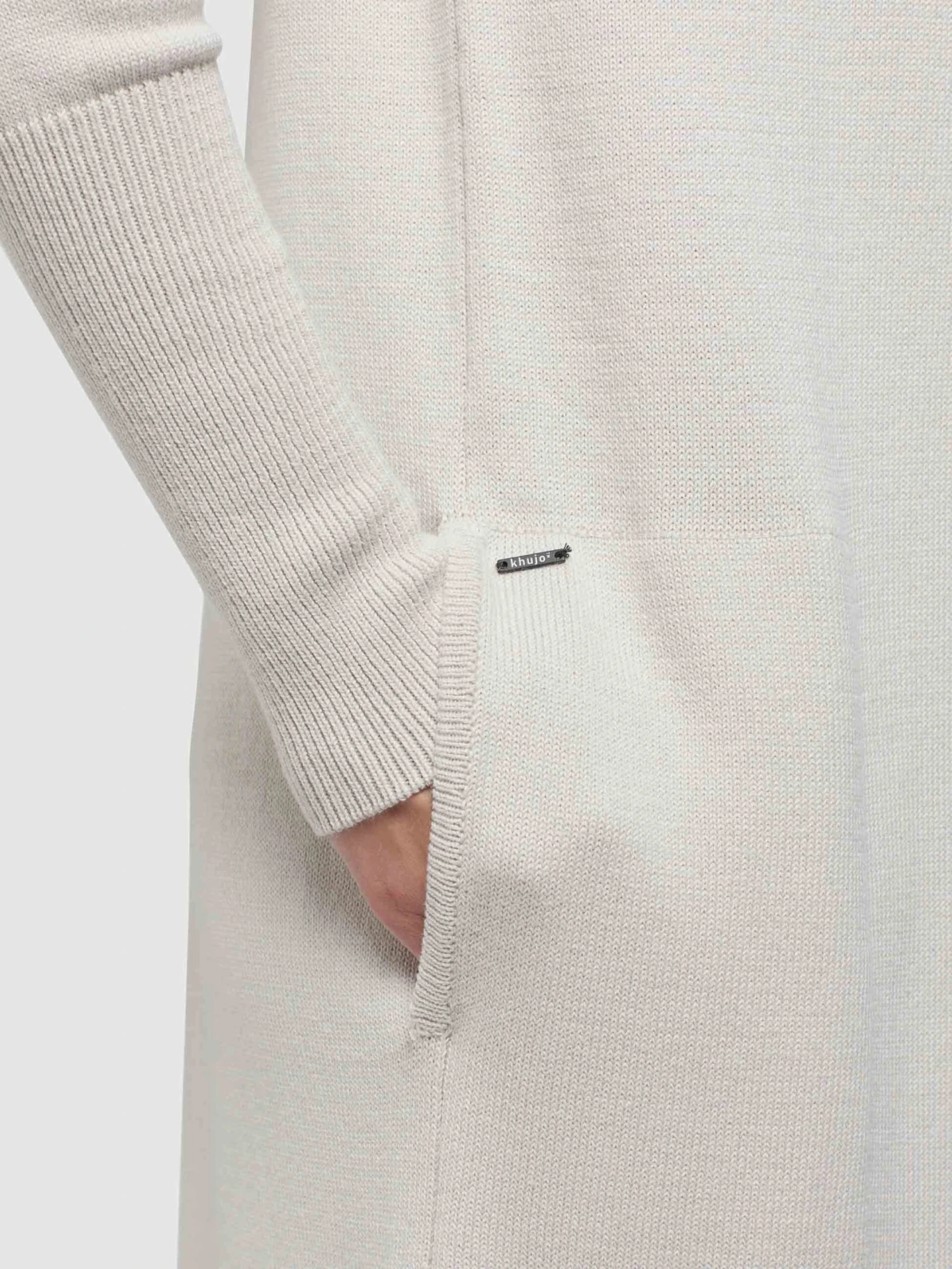 Khujo Vesten Gebreid Vest Elina Dames Crème 8 Khujo Vesten Gebreid Vest Elina Dames Crème - Afbeelding 7