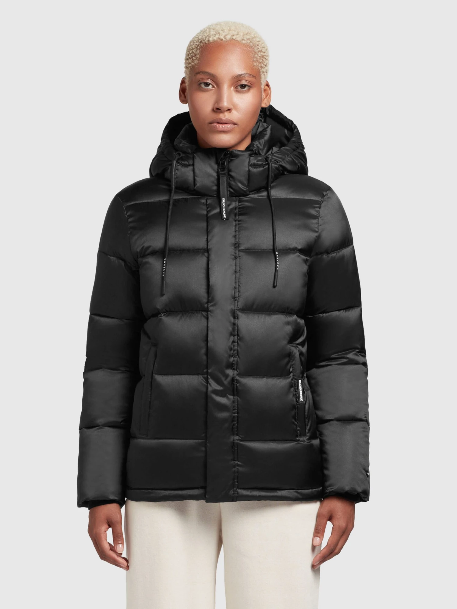 Khujo Winterjassen Winterjas Evona Dames Zwart 4 Khujo Winterjassen Winterjas Evona Dames Zwart - Afbeelding 2