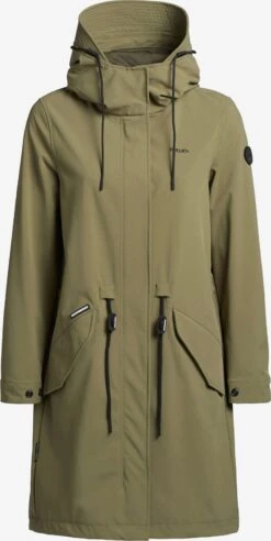 Khujo Parkas Tussenparka Jonna Dames Olijfgroen