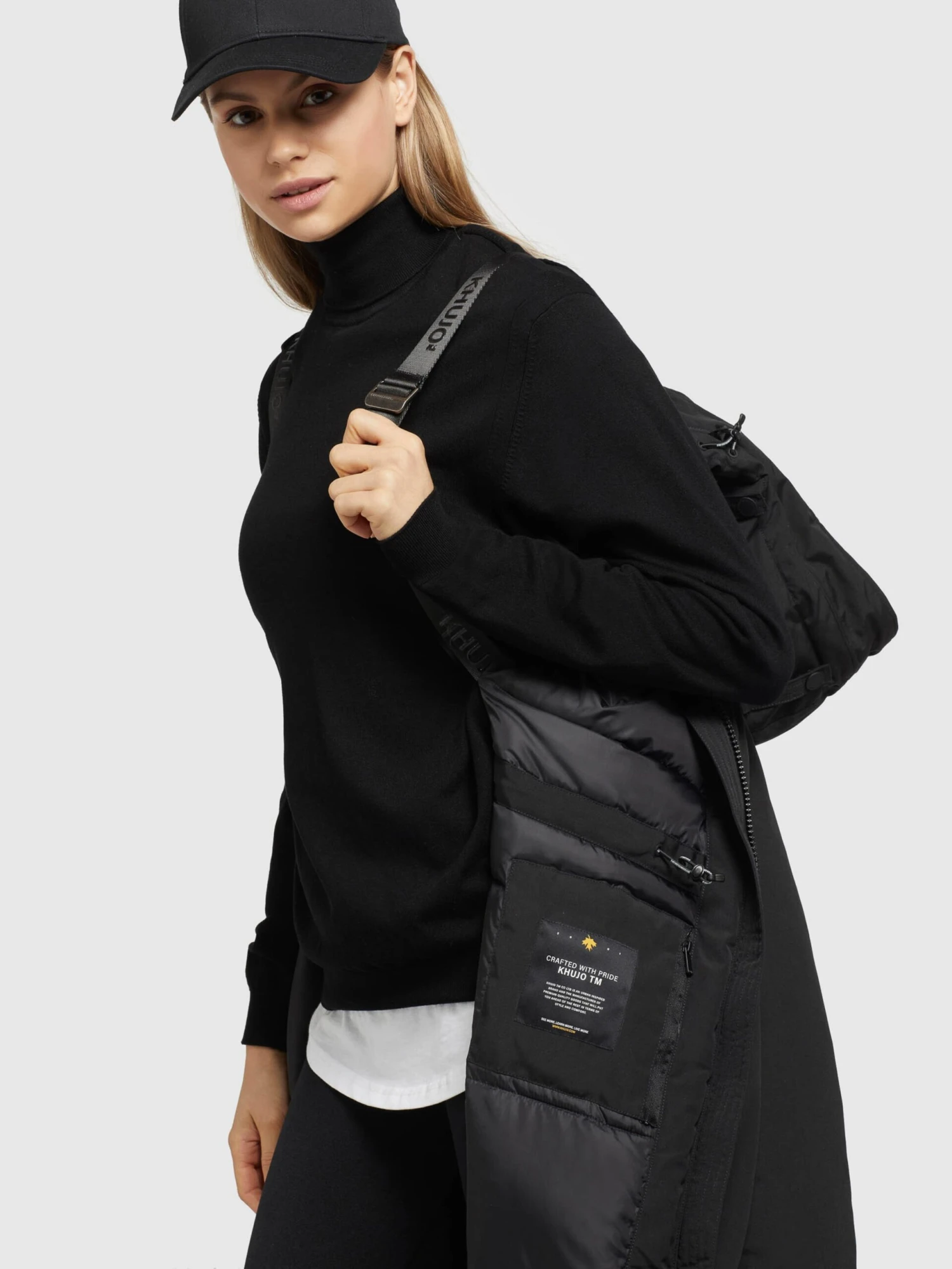 Khujo Wintermantels Wintermantel ABELLA Dames Zwart 10 Khujo Wintermantels Wintermantel ABELLA Dames Zwart - Afbeelding 8