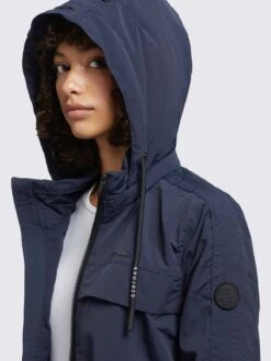 Khujo Tussenmantels Tussenmantel Voya3 Dames Donkerblauw -Khujo d01c9c4c576a928899debfc9ffec7eec