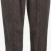 Khujo Pantalons Tapered Broek SANDI Dames Antraciet