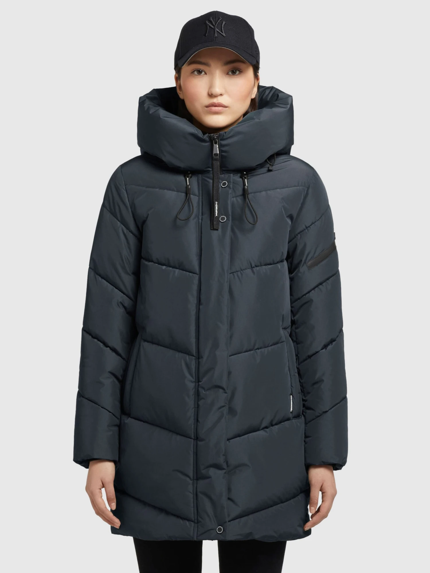 Khujo Winterjassen Winterjas Jordis 4 Dames Donkerblauw 4 Khujo Winterjassen Winterjas Jordis 4 Dames Donkerblauw - Afbeelding 2