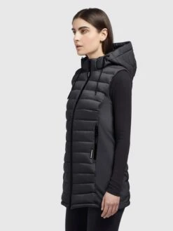 Khujo Bodywarmers Bodywarmer Becca Dames Zwart -Khujo dccd7cbc2853d0503eed7e8a62dc721f