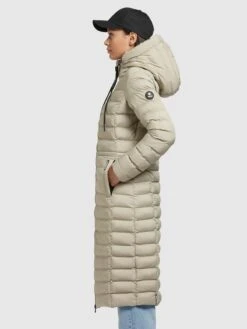 Khujo Wintermantels Wintermantel Mimi 2 Dames Pastelgroen -Khujo df2fa1ac95ba6afe1e85f607d3724128