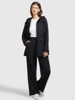 Khujo Parkas Tussenparka FELINA Dames Zwart -Khujo e09ccb301ace4c040839d848da601d0f