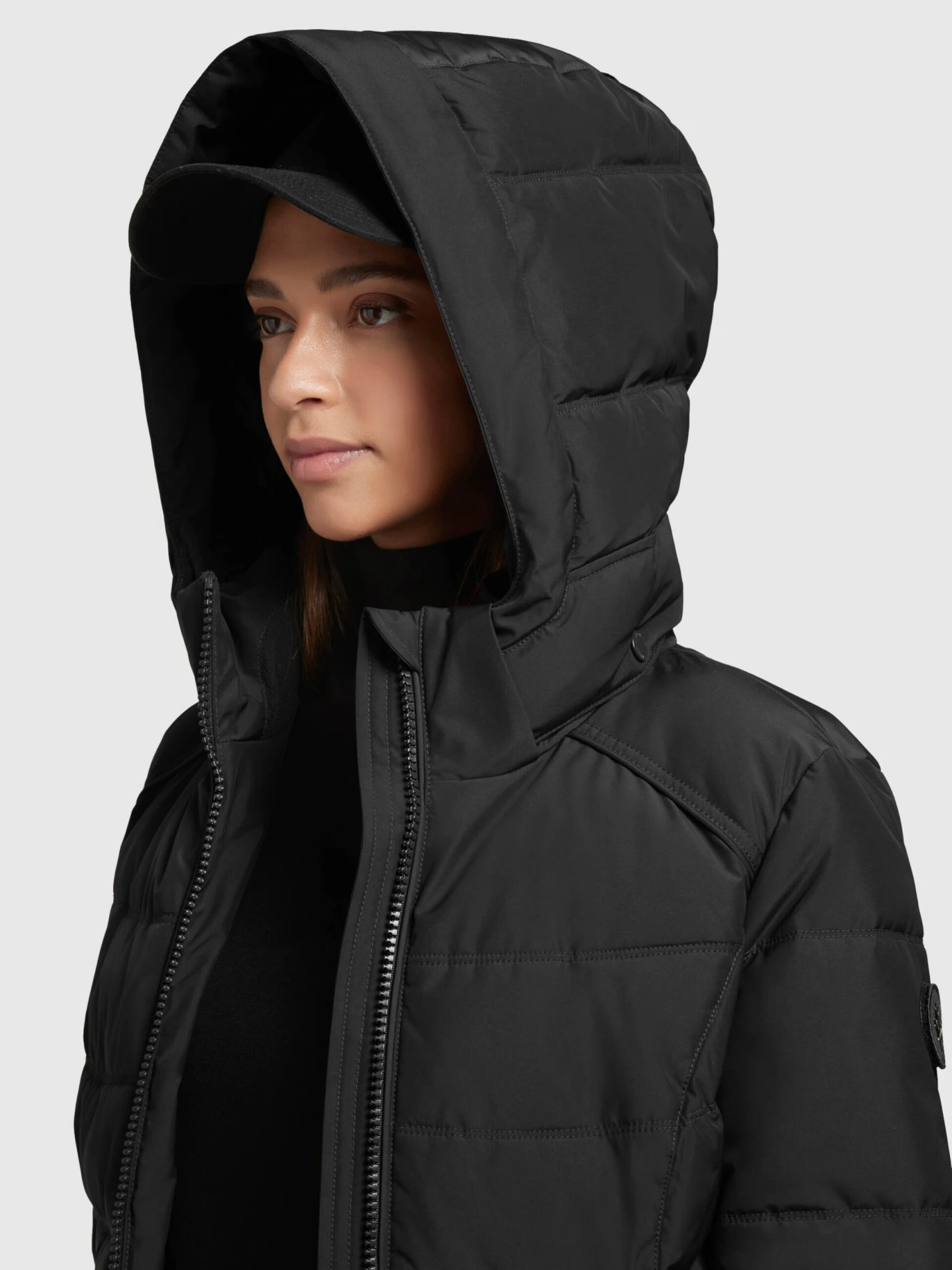 Khujo Korte Mantels Tussenmantel Amaray Dames Zwart 10 Khujo Korte Mantels Tussenmantel Amaray Dames Zwart - Afbeelding 8