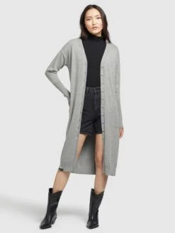 Khujo Vesten Gebreid Vest Elina Dames Grijs 14 Khujo Vesten Gebreid Vest Elina Dames Grijs -Khujo e11f869f9d459423478f37a1a3d1dbd3