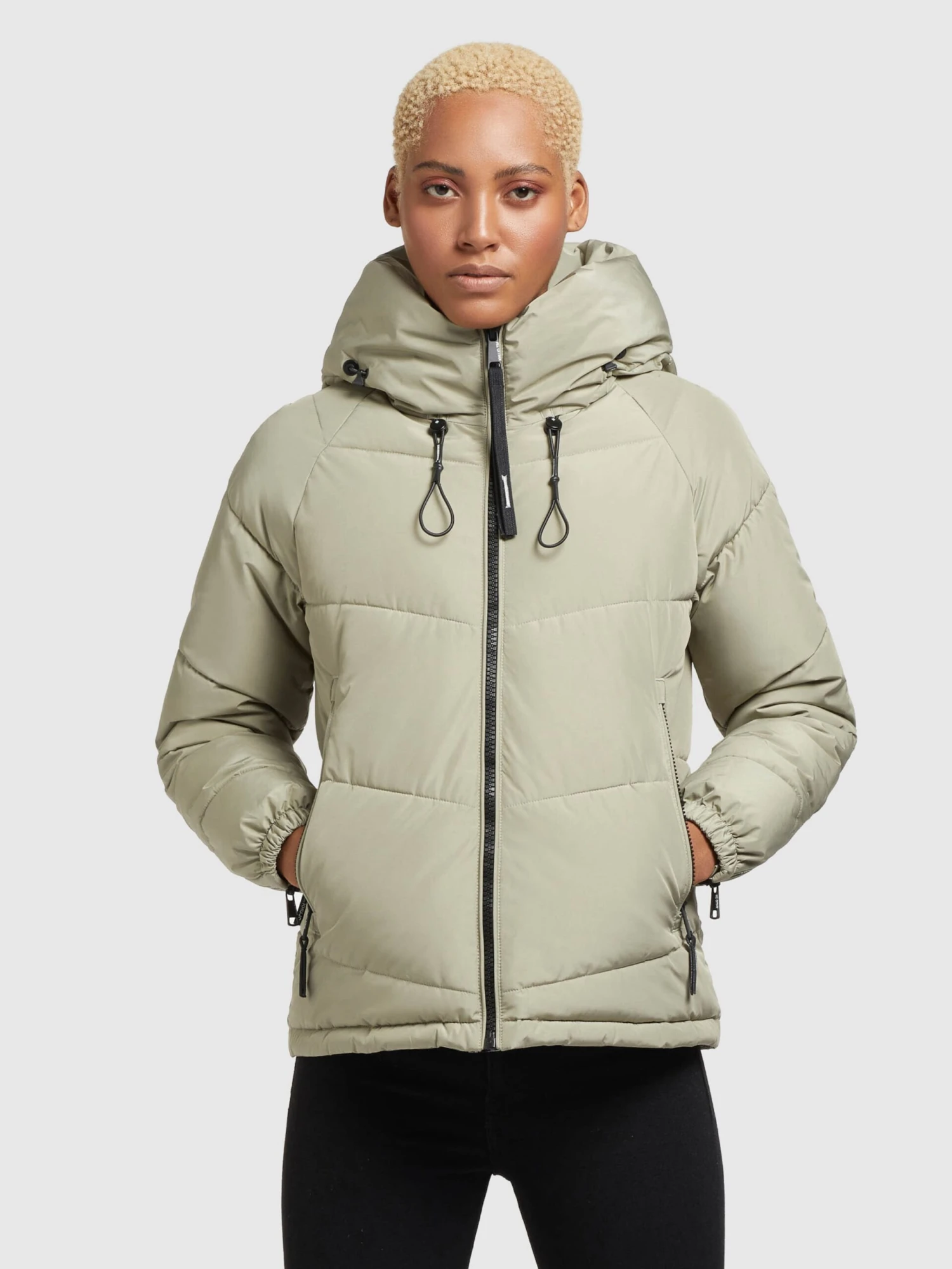 Khujo Winterjassen Winterjas Esila 3 Dames Lichtgroen 4 Khujo Winterjassen Winterjas Esila 3 Dames Lichtgroen - Afbeelding 2