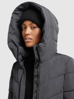 Khujo Wintermantels Wintermantel Formin Dames Grafiet -Khujo e4c222e3c058d055568f727feabb32ad