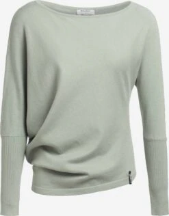 Khujo Fijngebreide Truien Trui Shea Dames Mintgroen