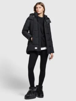 Khujo Winterjassen Winterjas Eunice Dames Zwart -Khujo e75719ef78888026403a8b5f8110b450