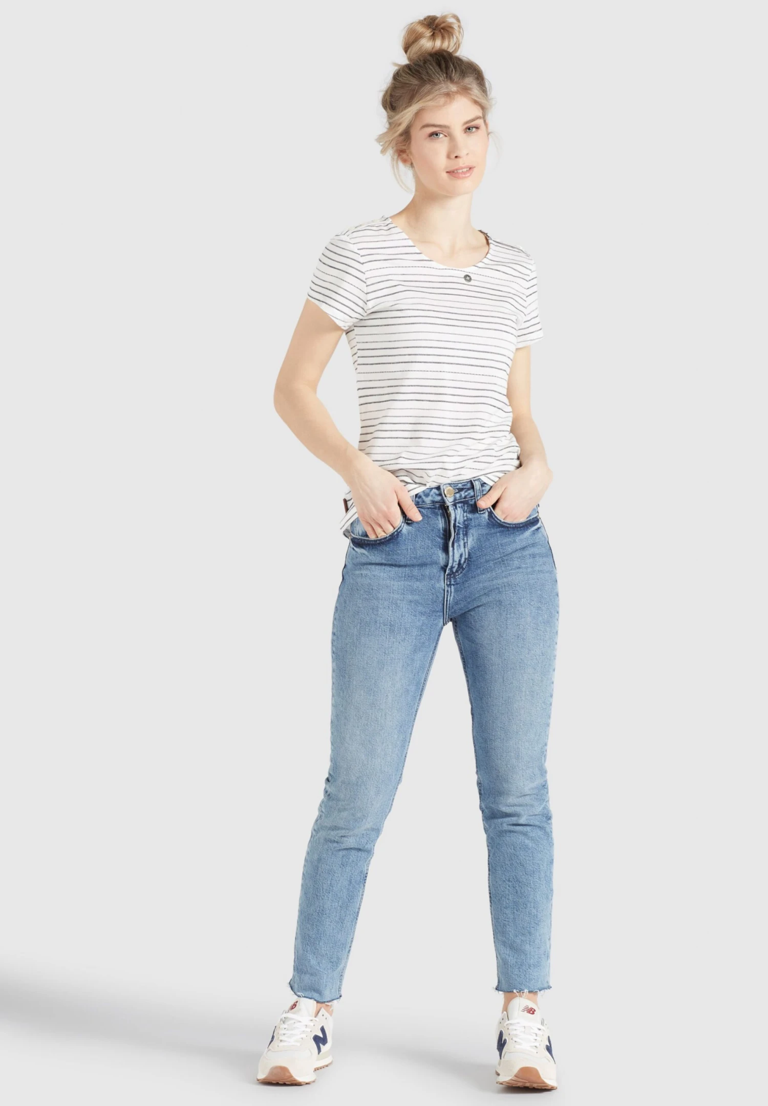 Khujo T-shirts Shirt Rafaela Dames Wit 8 Khujo T-shirts Shirt Rafaela Dames Wit - Afbeelding 6