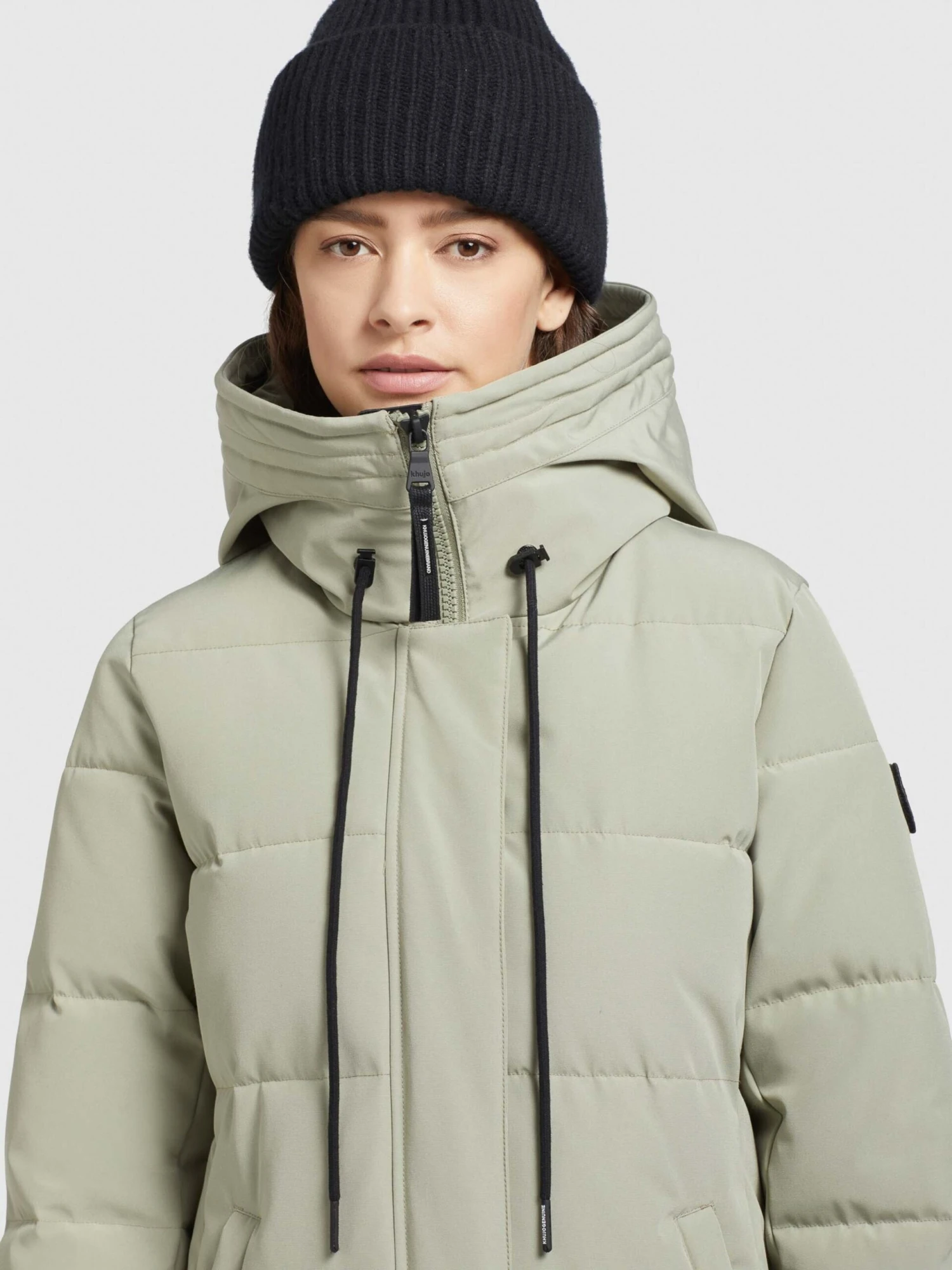 Khujo Wintermantels Wintermantel LOLL Dames Pastelgroen 9 Khujo Wintermantels Wintermantel LOLL Dames Pastelgroen - Afbeelding 7