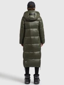 Khujo Wintermantels Wintermantel Melona Dames Kaki -Khujo eb9cf442e584a60d3818331753ef604b