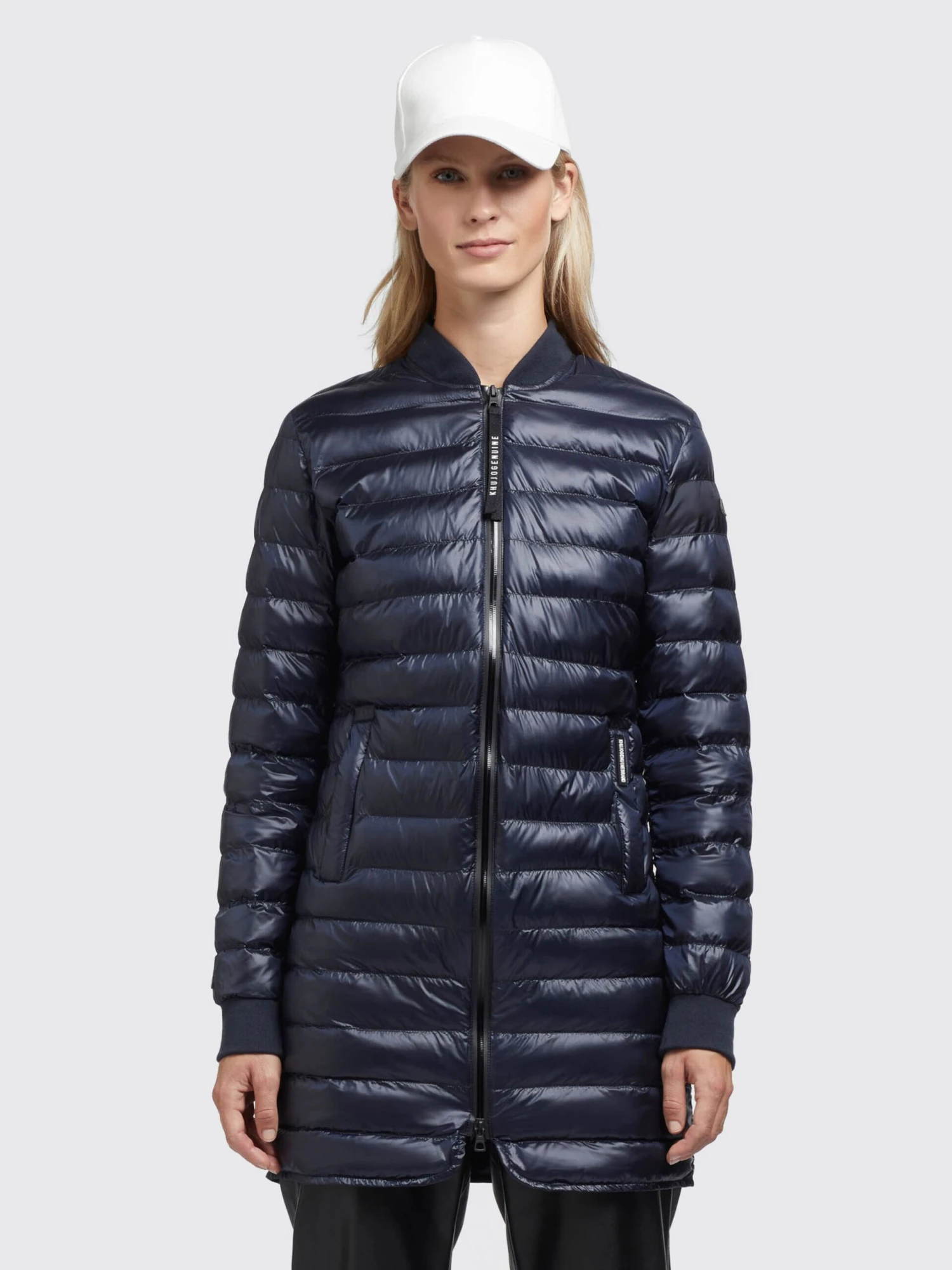 Khujo Winterjassen Winterjas Greta Dames Navy 4 Khujo Winterjassen Winterjas Greta Dames Navy - Afbeelding 2