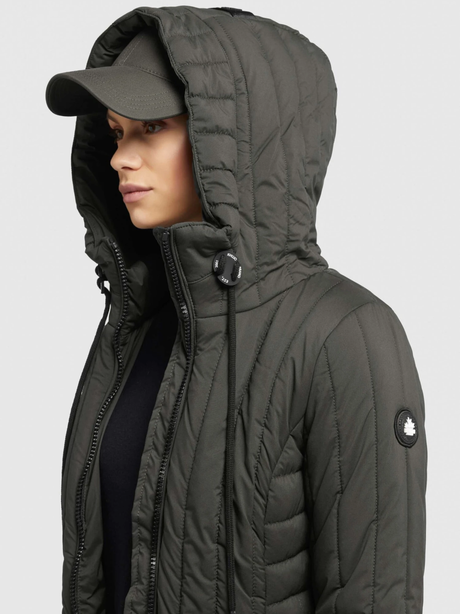 Khujo Winterjassen Winterjas Jerry Dames Olijfgroen 9 Khujo Winterjassen Winterjas Jerry Dames Olijfgroen - Afbeelding 7