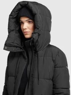 Khujo Winterjassen Winterjas Leviani Dames Zwart -Khujo f442f855b6281b405170cdc364458f67