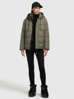 Khujo Winterjassen Winterjas Evona Dames Kaki 15 Khujo Winterjassen Winterjas Evona Dames Kaki -Khujo f492f81aeca596f08d97909af7219bf5