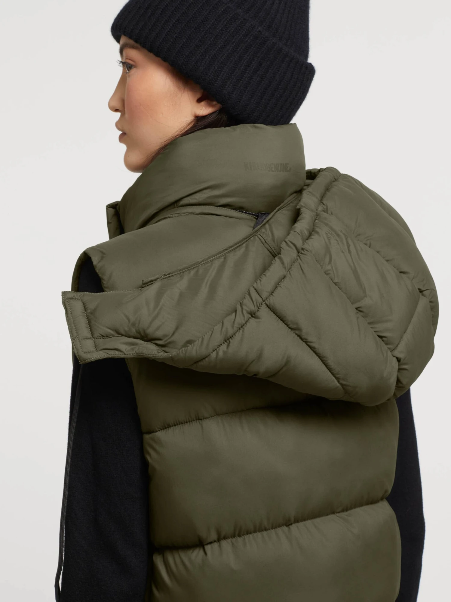 Khujo Bodywarmers Bodywarmer Eden Dames Kaki 10 Khujo Bodywarmers Bodywarmer Eden Dames Kaki - Afbeelding 8