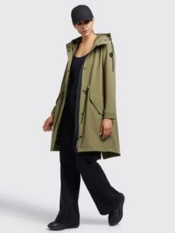 Khujo Parkas Tussenparka Jonna Dames Olijfgroen -Khujo faa98d68b1fbef8e0f616cdf99010961