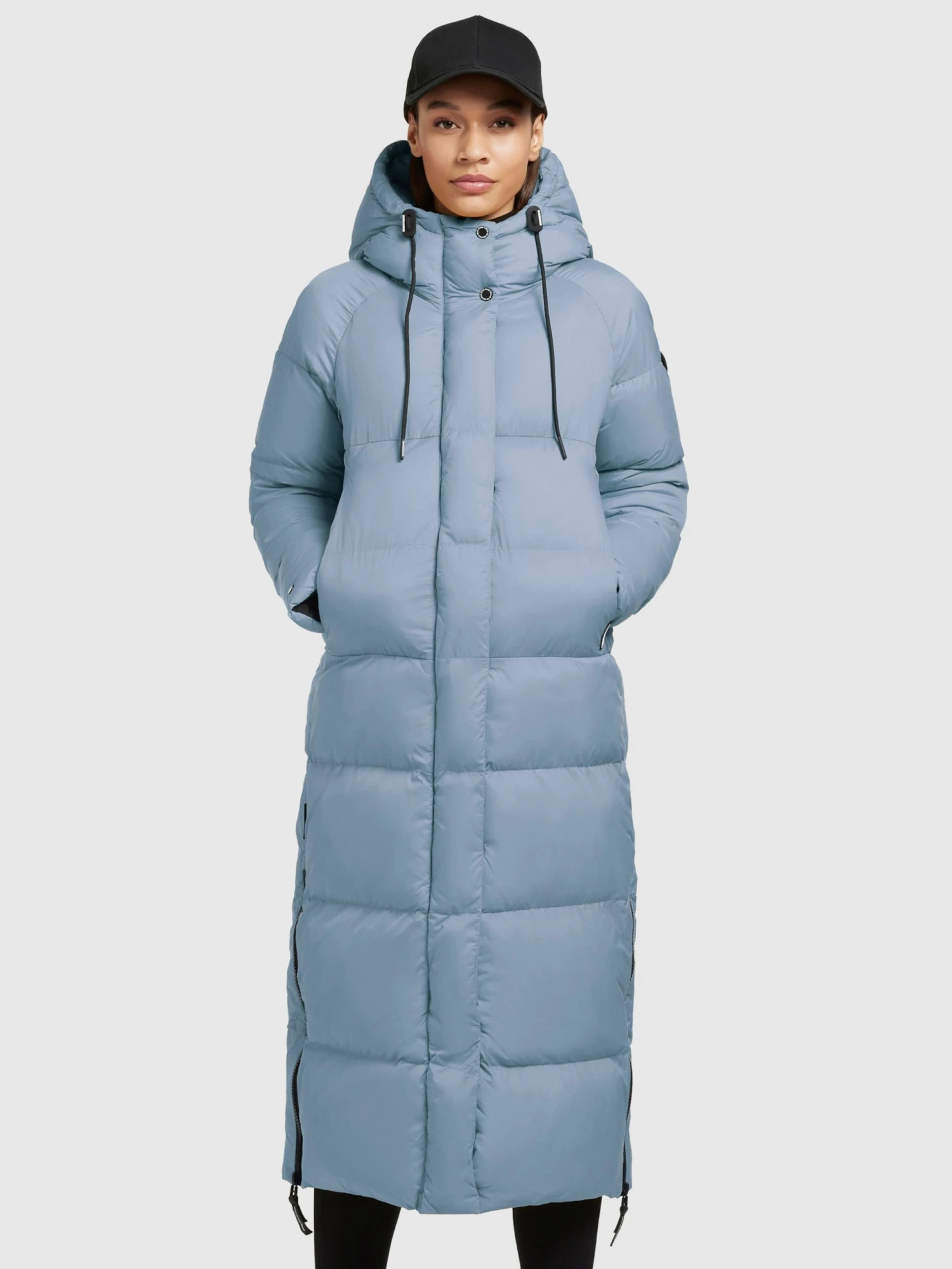 Khujo Wintermantels Wintermantel Dames Lichtblauw 4 Khujo Wintermantels Wintermantel Dames Lichtblauw - Afbeelding 2
