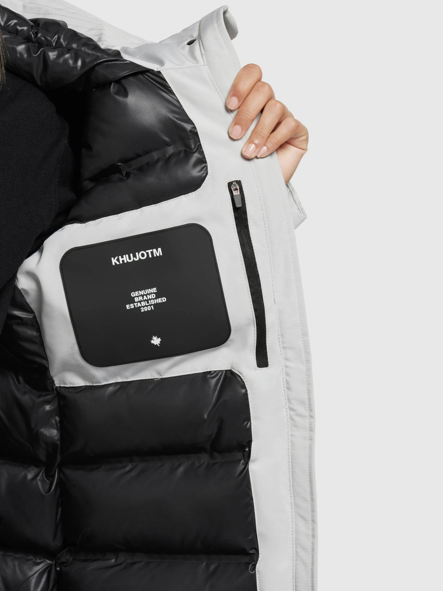 Khujo Winterjassen Winterjas Viona 3 Dames Lichtgrijs 10 Khujo Winterjassen Winterjas Viona 3 Dames Lichtgrijs - Afbeelding 8