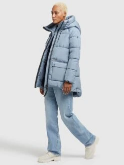 Khujo Tussenjassen Tussenjas Pheobe Dames Lichtblauw -Khujo fe12cc51355bcdb3ee6e97ff814722c2